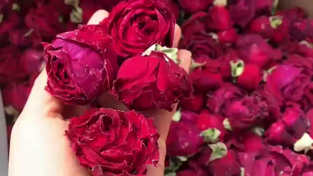 冻干墨红玫瑰，冻干玫瑰花，云南墨红