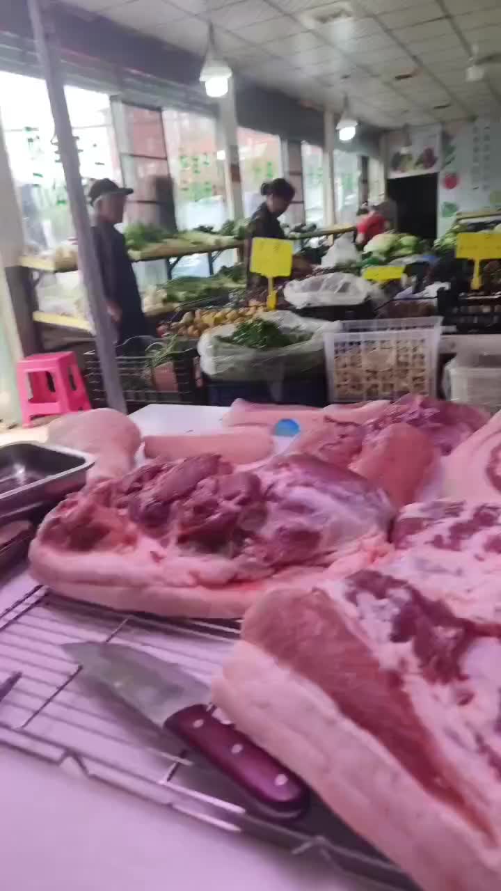 黑毛土猪肉